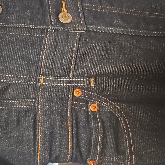 Levi's Dark Blue Denim Jumpsuit - Picture 9 of 15